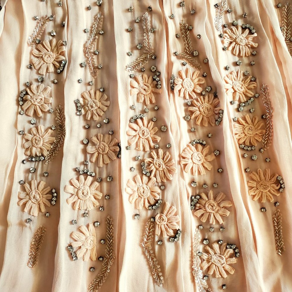 Jenny Yoo Collection Blaire Hand Embroidered/Embellished Dress in Blush … - Picture 10 of 16